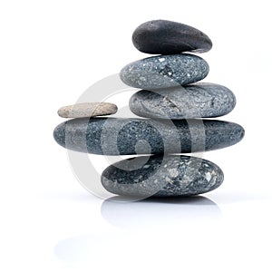 The stacked of Stones spa treatment scene zen like .