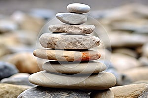 stacked stones in a staggered pattern