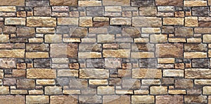 Stacked Stones Wall Tileable Seamless Texture