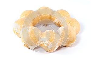 Stacked sugared donuts