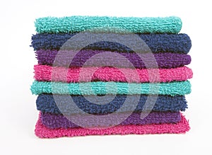 Stacked washcloths