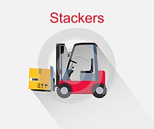 Stackers Icon Design Style Flat