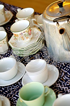 Tea cups na saucers