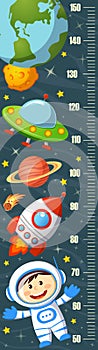 Stadiometer. Height measure.