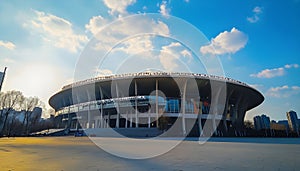 Stadium architecture outdoors building
