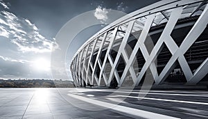 Stadium architecture outdoors building