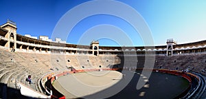 Stadium in Barcelona panorama