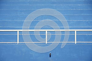 Stadium bleachers - blue