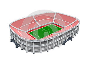 Stadium Building Isolated