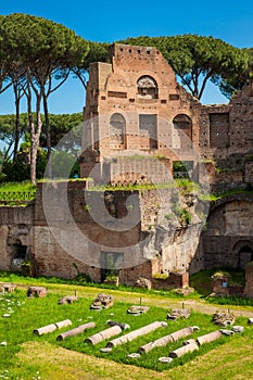 Stadium of Domitian on the Palatine Hill in Rome