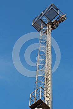 Stadium light poles