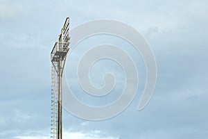 Stadium light poles