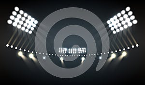 Stadium Lights Background