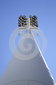 Stadium lights tower