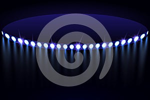 Stadium lights vector illustration