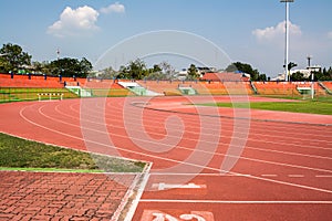 Stadium for outdoor sports.