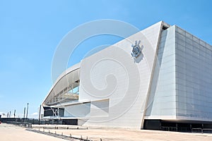 Stadium of Sport Club Corinthians Paulista in Sao Paulo, Brazil