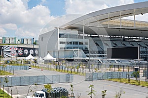 Stadium of Sport Club Corinthians Paulista in Sao Paulo, Brazil