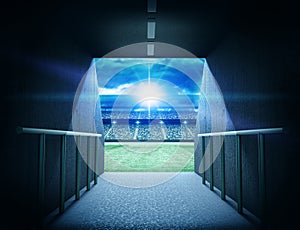 Stadium tunnel