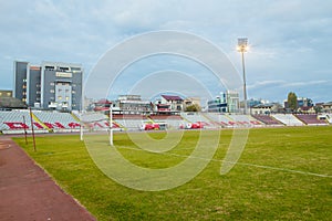 Morning view of Dinamo Bucuresti stadium
