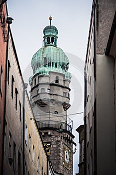 Stadtturm of the Old Town Hall of Innsbruck, Tyrol, Austria