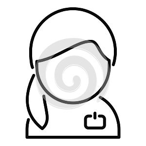 Staff time review icon outline vector. Crew deal