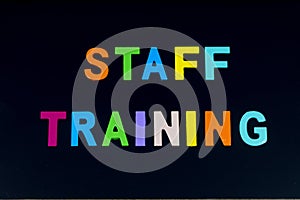 Staff training seminar meeting office business team education criteria