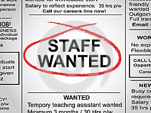 Staff Wanted Newspaper