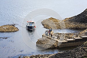 Staffa, an island of the Inner Hebrides in Argyll and Bute, Scotland