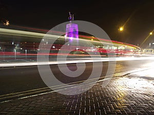 Stafford monument slow shutter