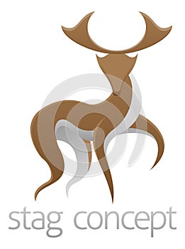 Stag deer concept design