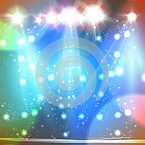 Stage, art illustration