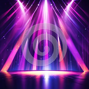 stage background with spotlight