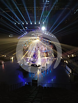 Stage before concert