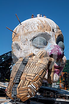 Stage Construction for the next Opera `RIGOLETTO` in Bregenz