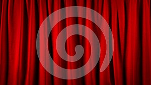 Stage Curtain Circling Around Movement