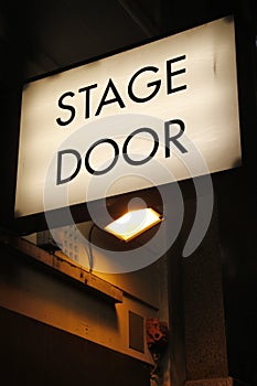 Stage door