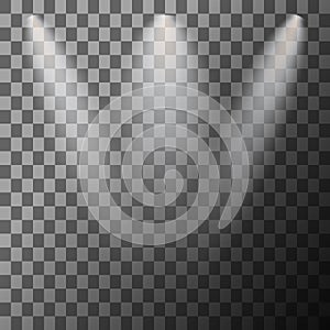 Stage illuminated spotlight