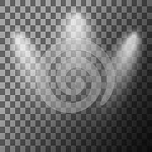 Stage illuminated spotlight