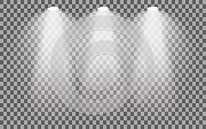 Stage illuminated spotlight