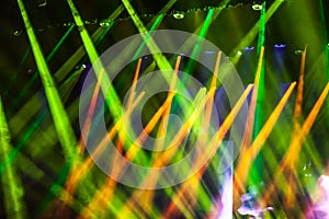 Stage light,blur background