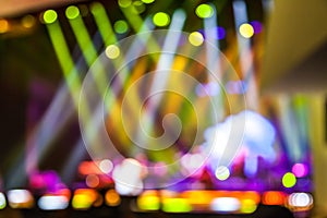 Stage light,blur background