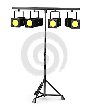 Stage light - yellow photo