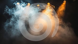 Stage Lighting Smoke Effect Background