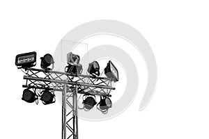 Stage lights isolated