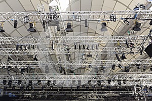 Stage sound and lights construction