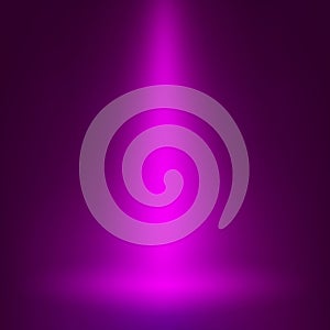 Stage spot lighting. Magic light. Pink vector background