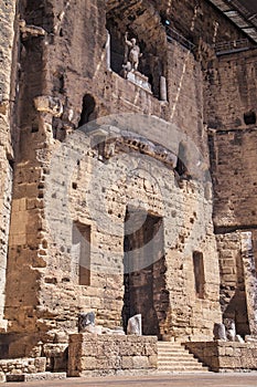 Stage wall of the Orange Ancient Theatre