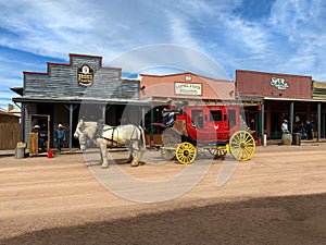 Stagecoach Western Town Tombstone Arizona