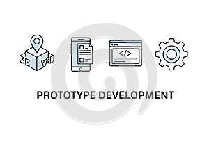 Stages of prototype development from conceptualization to optimization